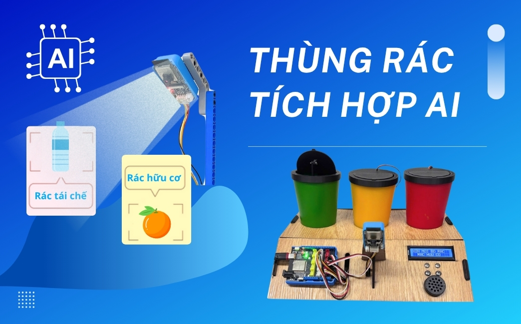Xây dựng ứng dụng thùng rác tích hợp AI
